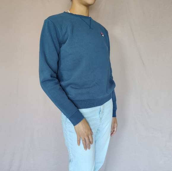 Fila Teal Women Sweater Crewneck - Picture 4 of 8